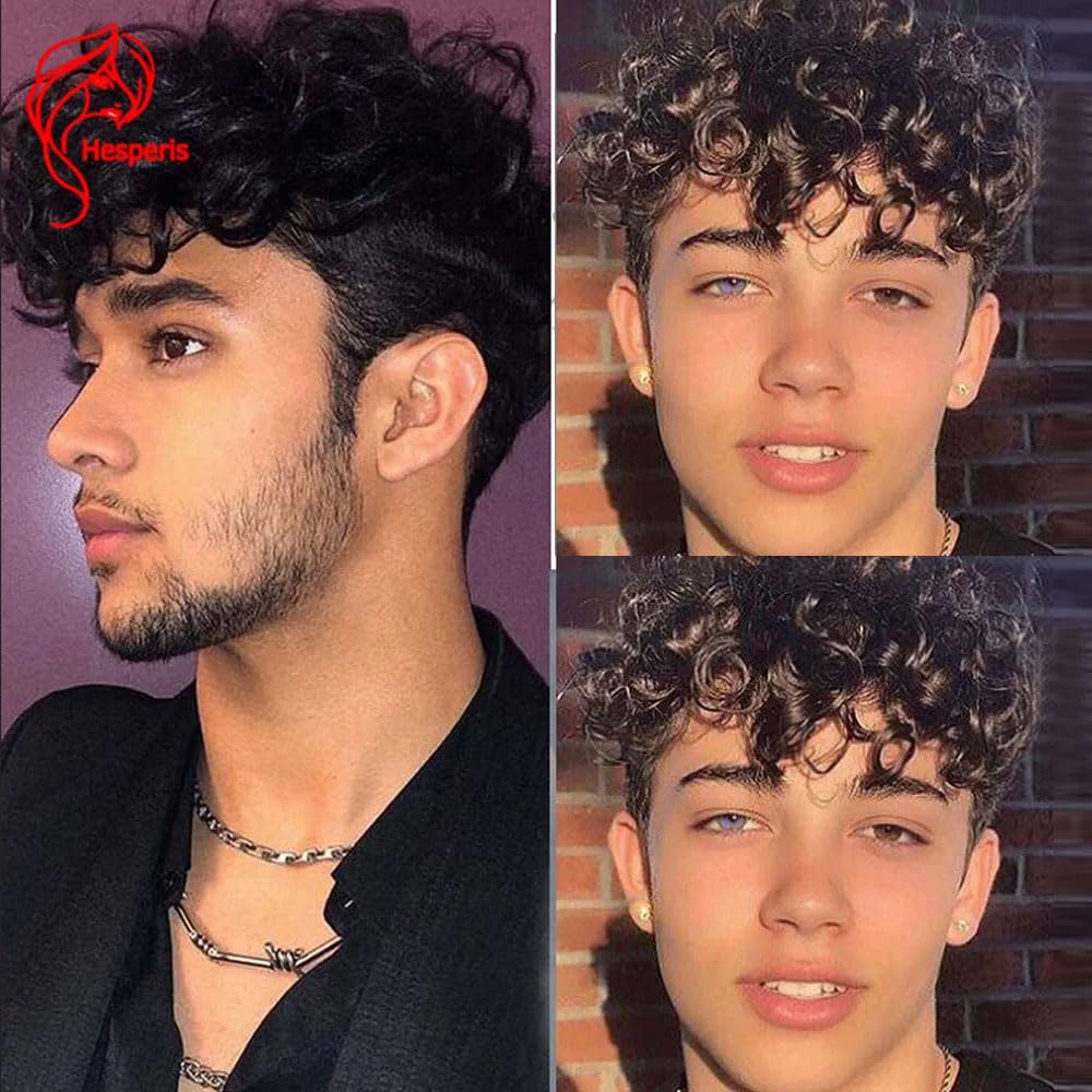 Hesperis Boy Wigs Brazilian Remy Curly Full Lace Human Hair Wigs Pre Plucked Natural Color Short Pixie Cut Full Lace Men Wigs Curly Hesperis Boy Wigs Brazilian Remy Curly Full Lace Human Hair Wigs Pre Plucked Natural Color Short Pixie Cut Full Lace Men Wigs Curly