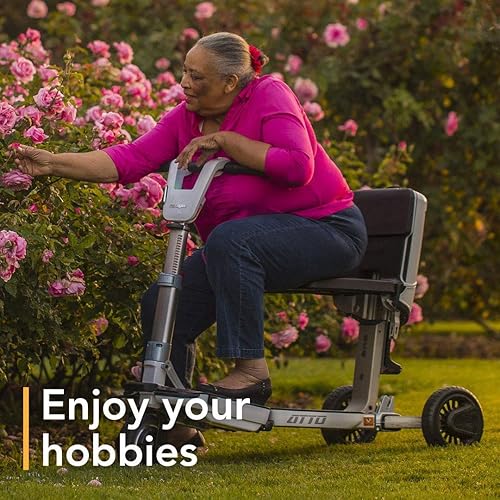 Miniatura 9 de Patinete de movilidad ATTO plegable de viaje por MovingLife, scooter eléctrico portátil de tamaño completo, batería de litio ligera, aprobado por