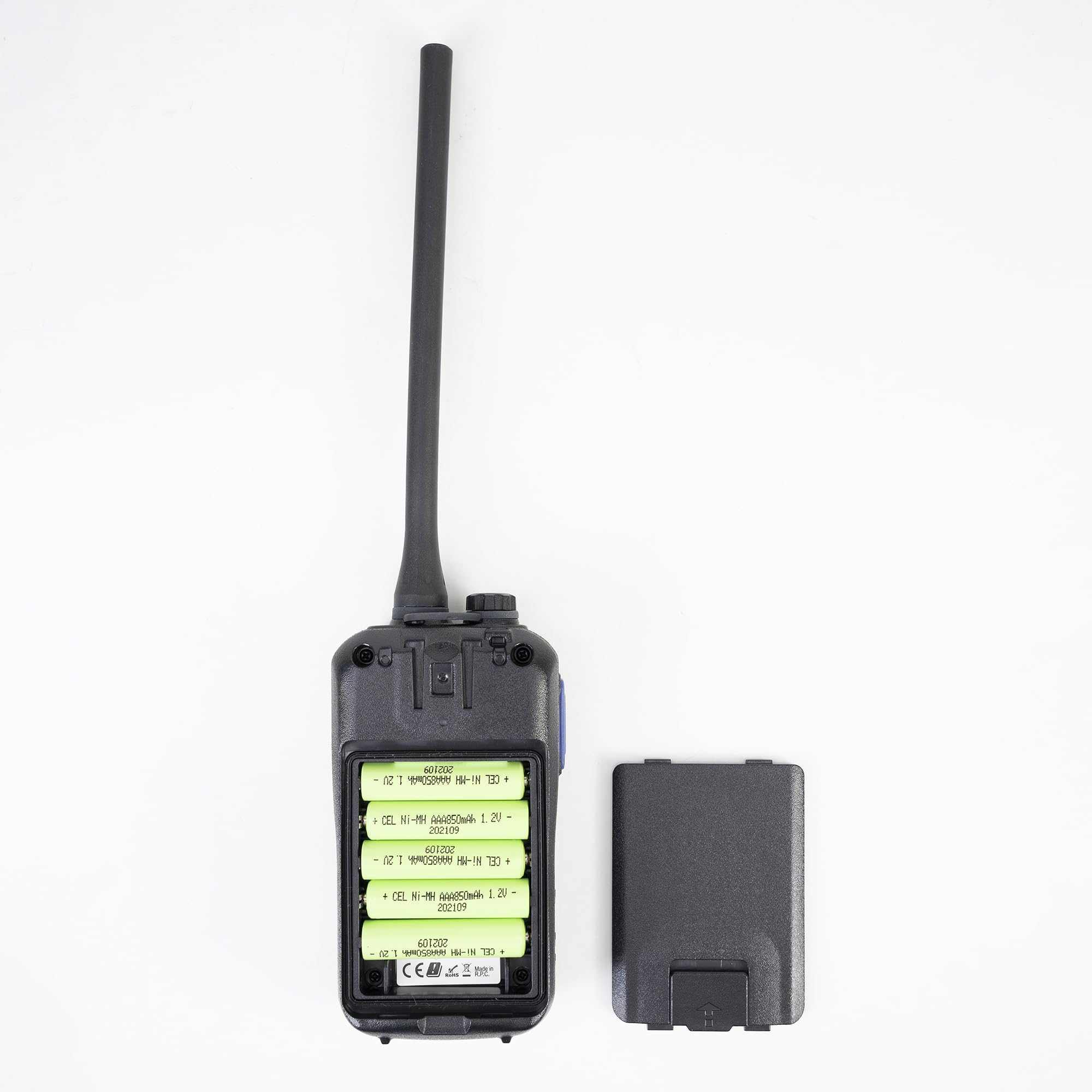 Jopix Marine 242P Talkie-Walkie VHF Maritime Flottant – Étanche IP67, Triple Veille, Canal 16 Direct, Chargement USB et Allume-Cigare, Ultra-Léger