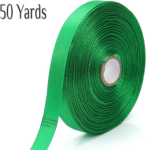 Miniatura 104 de Cinta de oro rosa de 1-1/2 pulgadas, para envolver regalos, 50 yardas, corona de fiesta de boda, costura, accesorios para el cabello, decoración