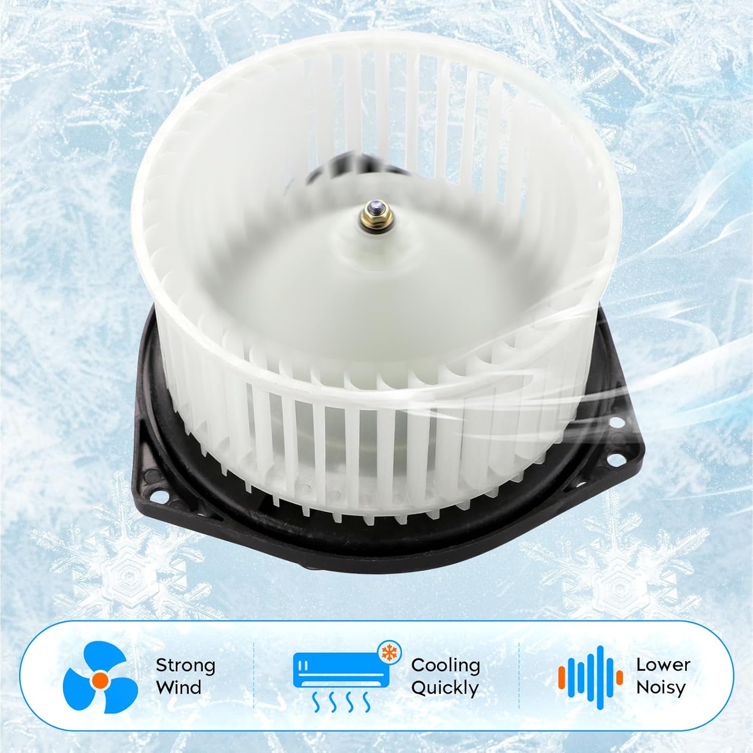 HVAC Heater Blower Motor Assembly 700044 Fit for Nissan Pathfinder 1996-2004, for Nissan Maxima 1995-1999, for Infiniti QX4 1997-2003, for G20 1999-2002, for I30 1996-1999, Replaces NI3126103