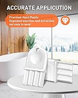 Vista 4 de 5 llaves dispensadoras de toallas de papel, llaves dispensadoras universales de papel higiénico, llave de plástico duro para dispensador de papel