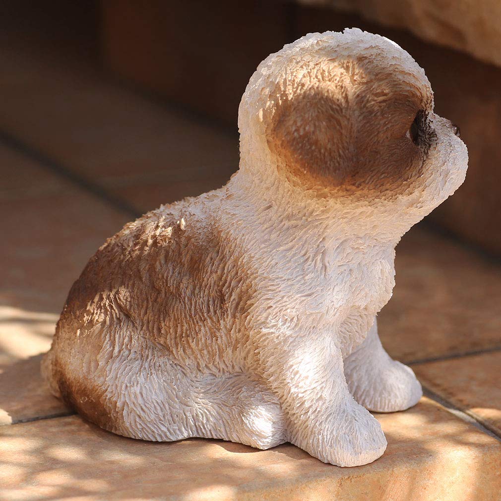 Amazon.co.jp: デバリエ ca181-s【正規品】犬の置物 シーズー レジン製