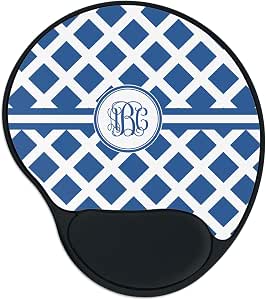 Amazon.com : Personalized Diamond Mouse Pad with Wrist Support : Office ...