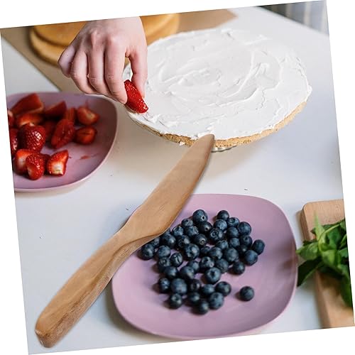 Miniatura 5 de Esparcidor de madera para pasteles, espátula para glasear, espátula para hornear, regalos para mujer, raspador de decoración, esparcidor de