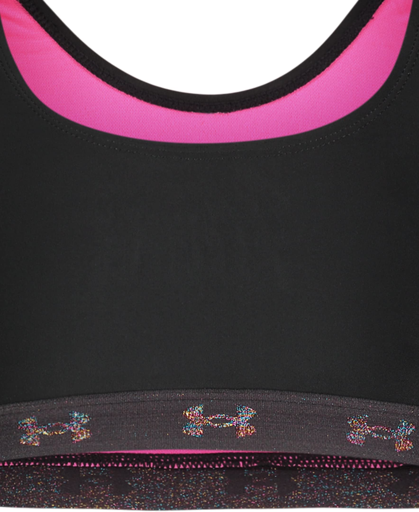 Under Armour Bikini und Shorts für Mädchen, Schwarzes Logo, 5 – Ansicht 2
