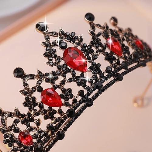 Miniatura 6 de Kamirola - Corona de reina y tiaras corona de princesa para mujeres y niñas, diademas de cristal para novia, princesa para bodas y fiestas (01)