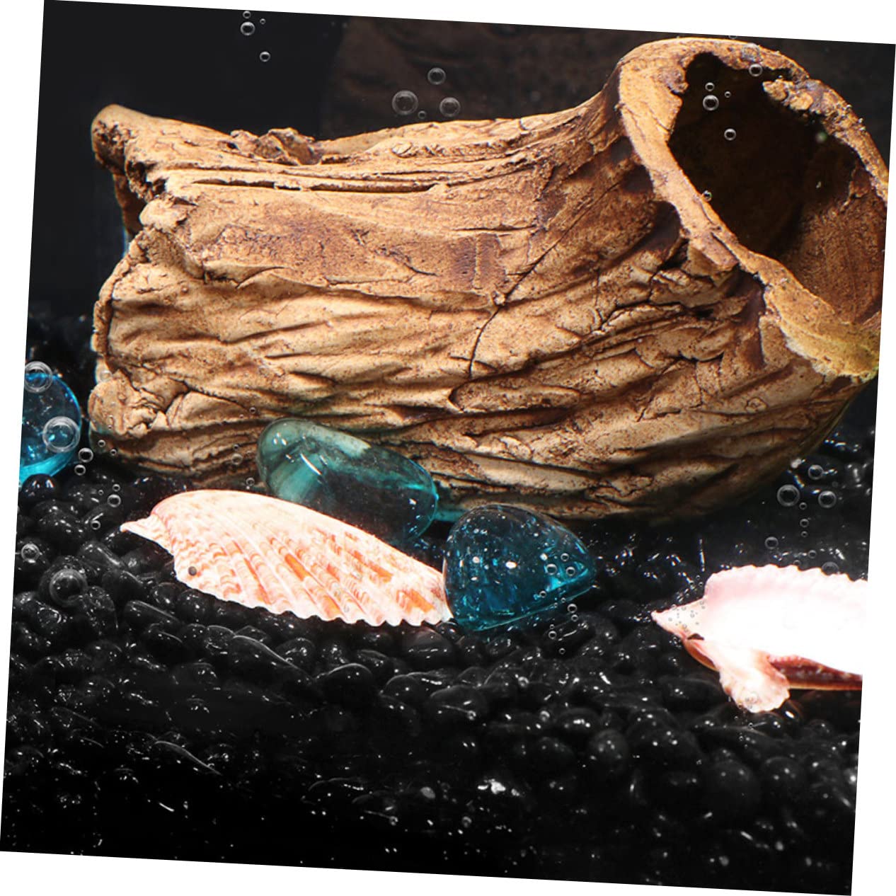 Genérico Rocas para Acuarios Piedras Pulidas de Color Perla Arena para Acuarios de 1900 Guijarros Decorativos para Plantas