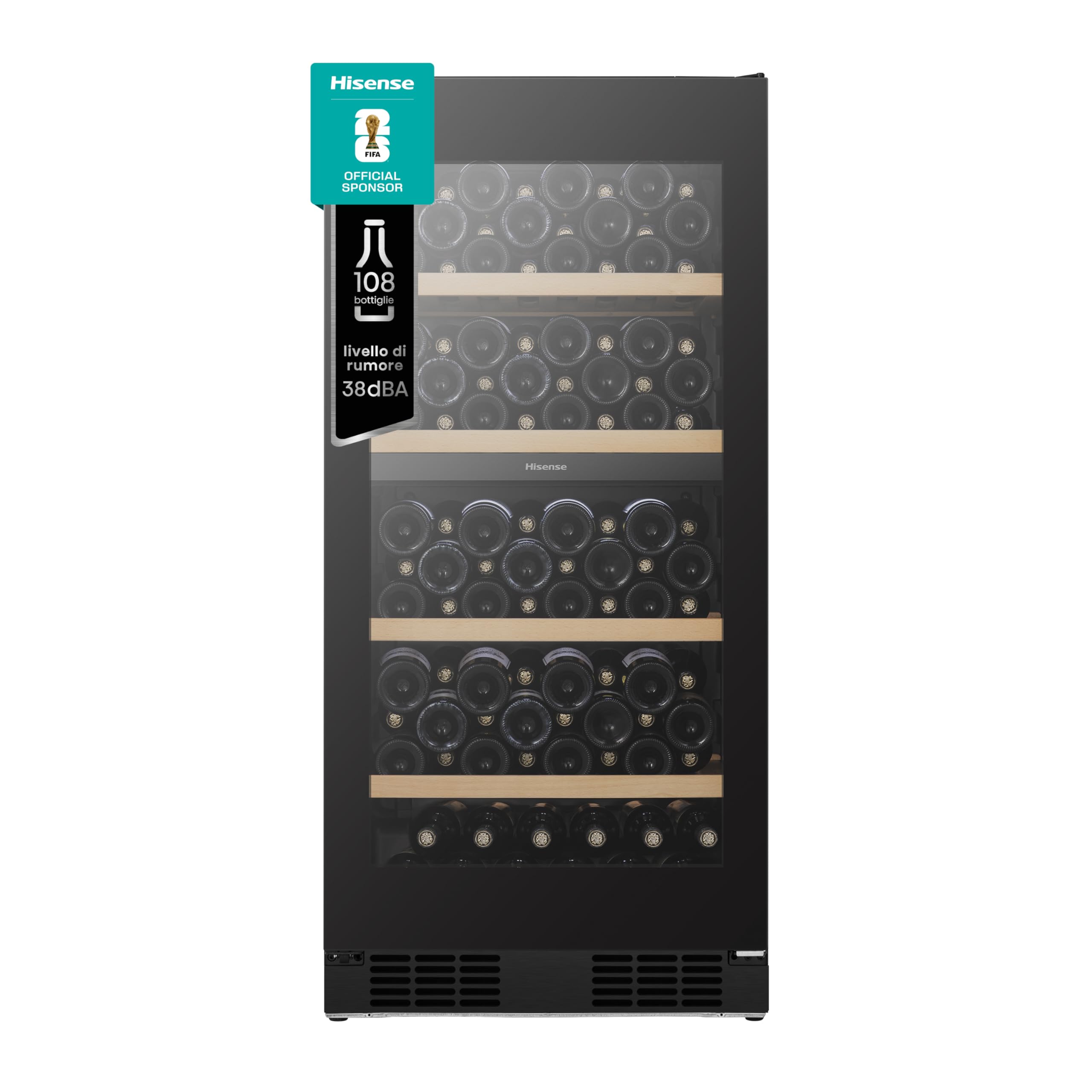 Hisense RW3N230GELF NUOVA Cantinetta vino da 108 bottiglie