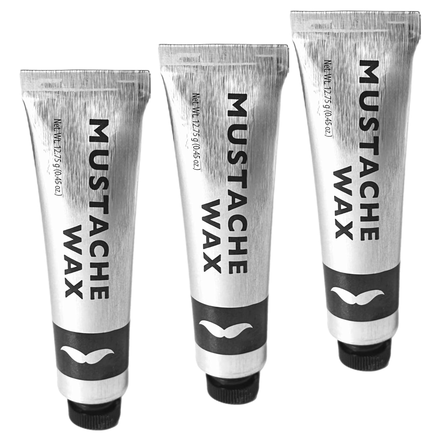 3 Tubes Mustache Styling Wax Strong Hold Water Based Wax for Men Stache Beard Sideburns Eyebrows Grooming Touch-up All Hair Color Types Dries Clear – Travel TSA Approved – MADE IN USA 3 Tubes Mustache Styling Wax Strong Hold Water Based Wax for Men Stache Beard Sideburns Eyebrows Grooming Touch-up All Hair Color Types Dries Clear – Travel TSA Approved – MADE IN USA