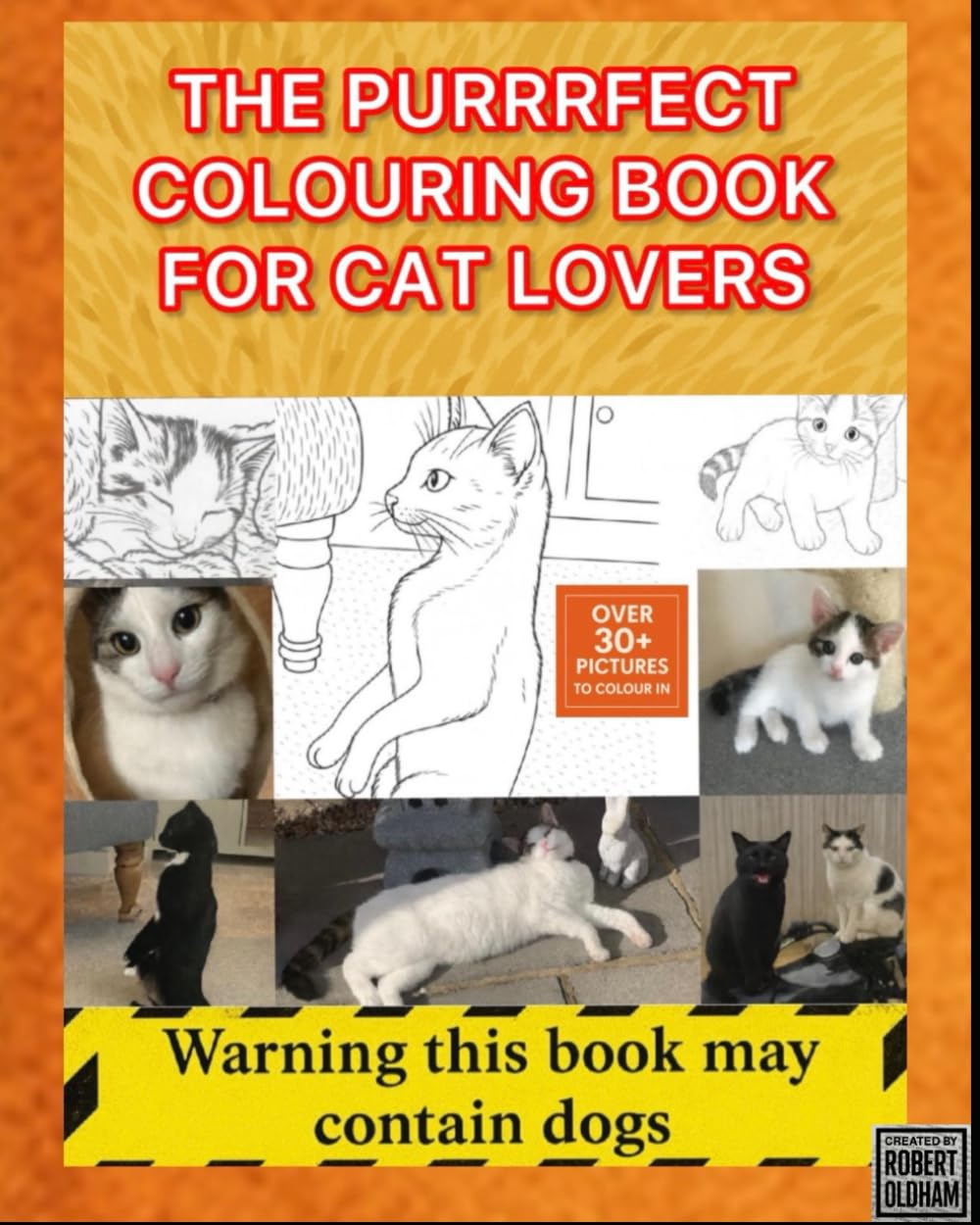 The Purrrfect colouring book for cat lovers