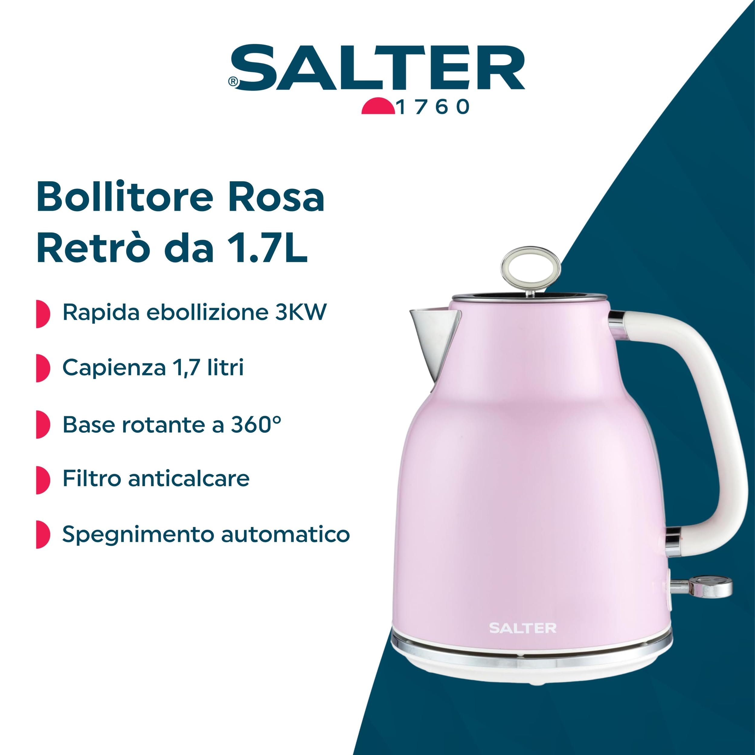 Cuisinart Bollitore elettrico in stile tradizionale | Ebollizione rapida, senza fili, silenzioso | Facile da pulire, filtro anticalcare rimovibile | 1 ,7L | Tostapane abbinato disponibile | Perla Cuisinart Bollitore elettrico in stile tradizionale | Ebollizione rapida, senza fili, silenzioso | Facile da pulire, filtro anticalcare rimovibile | 1 ,7L | Tostapane abbinato disponibile | Perla