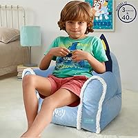 Vista 70 de Idea Nuova Gabby's Dollhouse - Sofá tipo puf suave y cómodo para niños