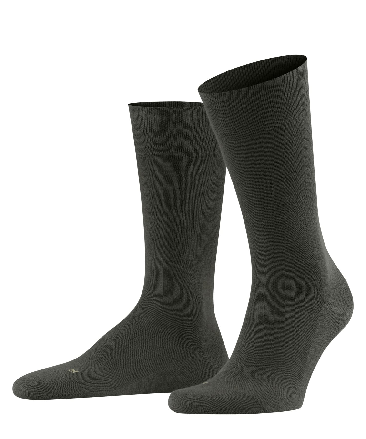 FALKE Men's Sensitive London M So Cotton With Soft Tops 1 Pair Socks, Green Military 7826, 8.5-11