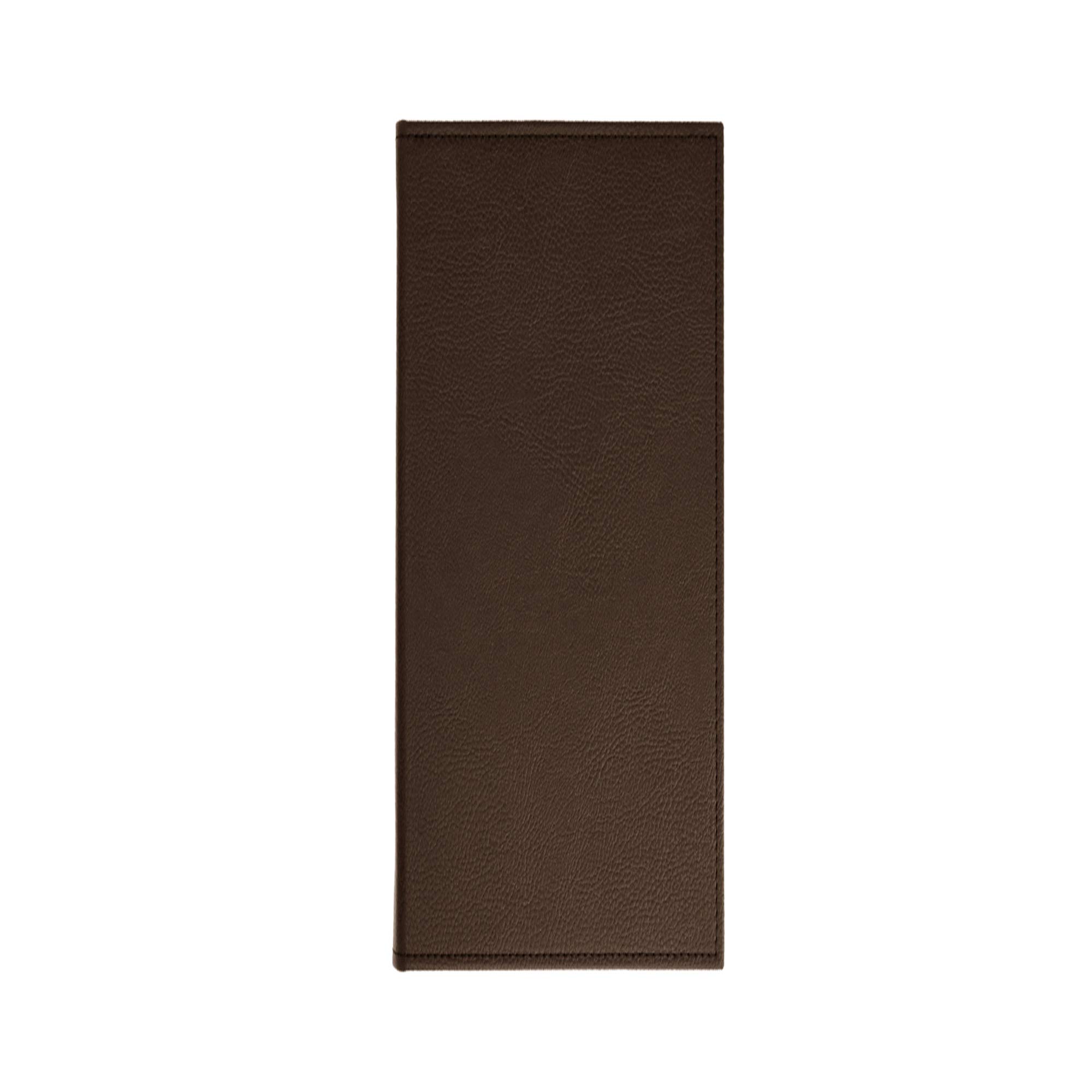 Menu Covers Made of Premium Faux Leather (10-Pack) - 4.25