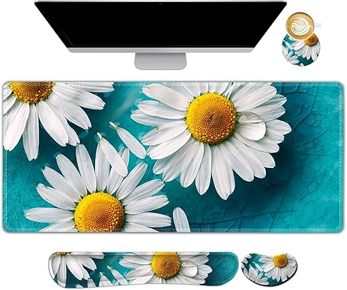 Miniatura 9 de Set de alfombrillas extendidas para mouse de juego ARTSO, almohadilla de soporte para muñecas del teclado + almohadilla para muñecas + alfombrilla