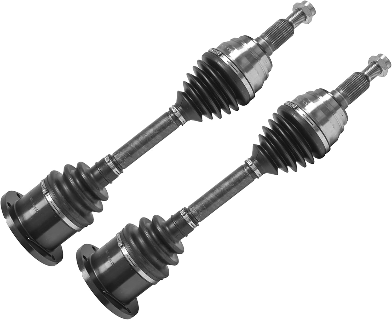 DTA DT1209520951 2 Front CV Axles Compatible with 2007-2012 Escalade, Avalanche 1500, 2007-2012 Tahoe, Suburban 1500, Silverado 1500