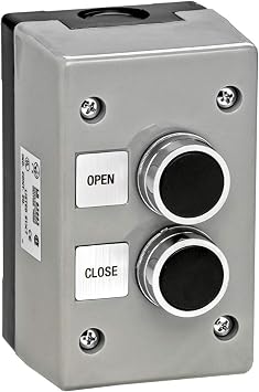 2BXT NEMA 4 Exterior Two Button Control non-metallic Surface Mount Control Station Double Pole Contacts