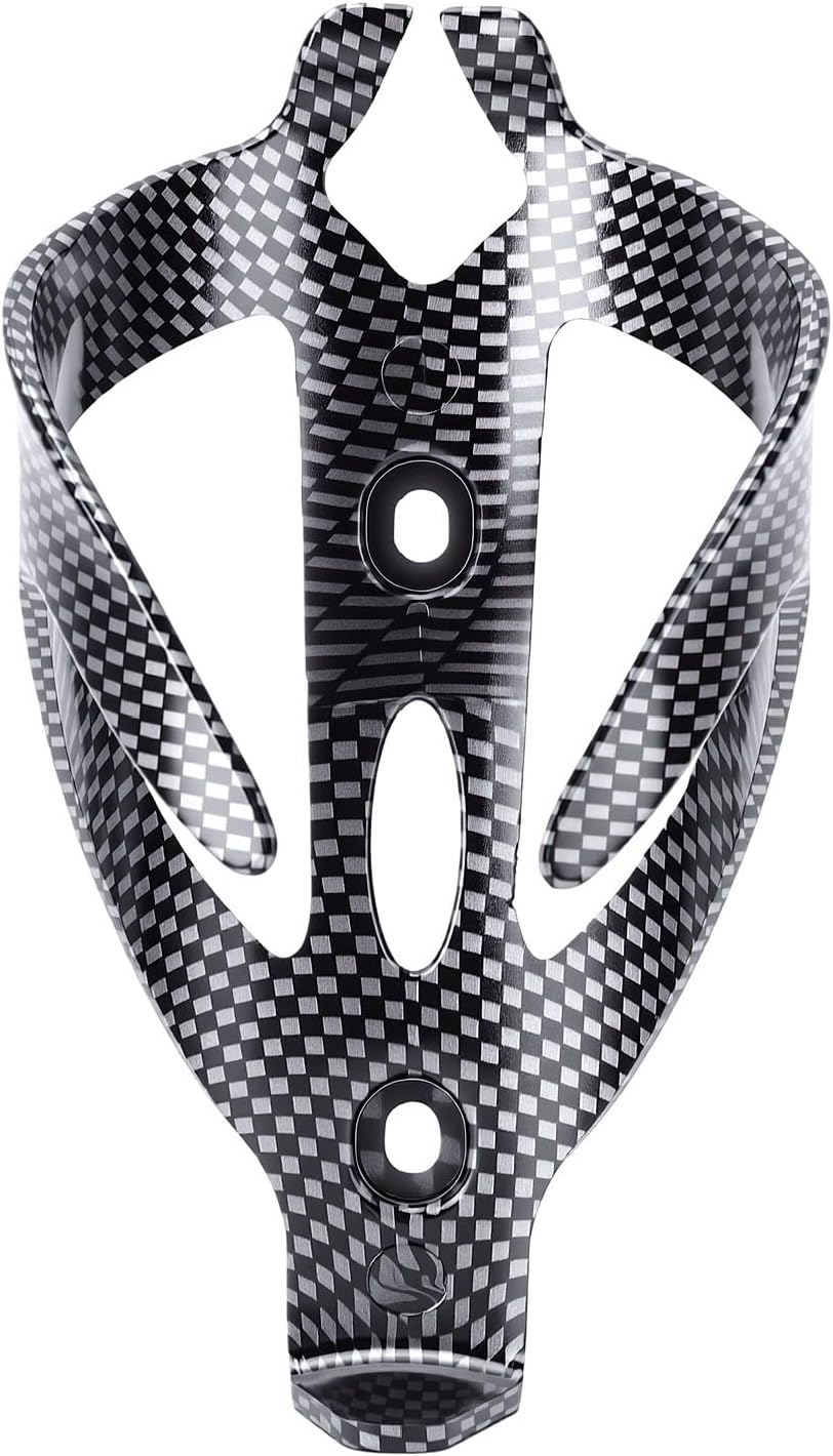 RiToEasysports Bike Water Bottle Holder, Lightweight ABS Carbon Texture
