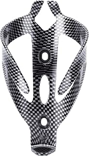 Alomejor Bike Water Bottle Holder, Lightweight ABS Carbon Texture Cage | Easy Installation with Screws and Hex Tool, Accommodates 15x8x8cm Bottles, Scratch- Rounded Corners, Expands Storage for