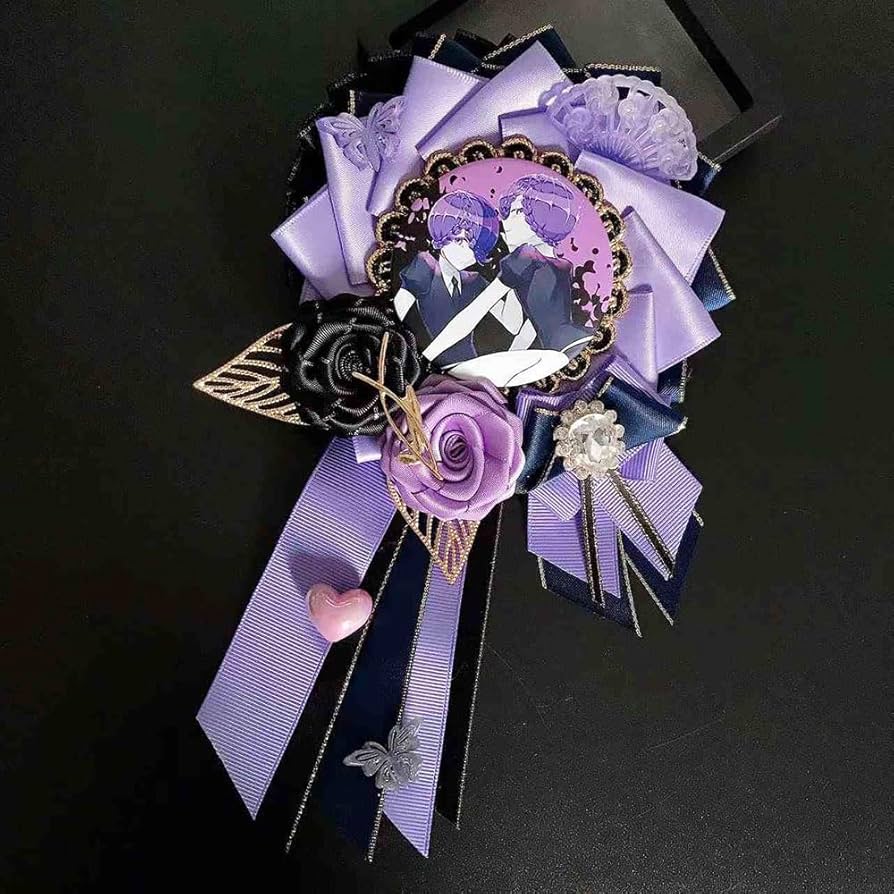 サマーセット】マーメイドリボン♡ツイン♡チュールポンポン♡パープル