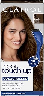 Root Touch-Up Permanent Hair Dye, 5 Medium Brown
