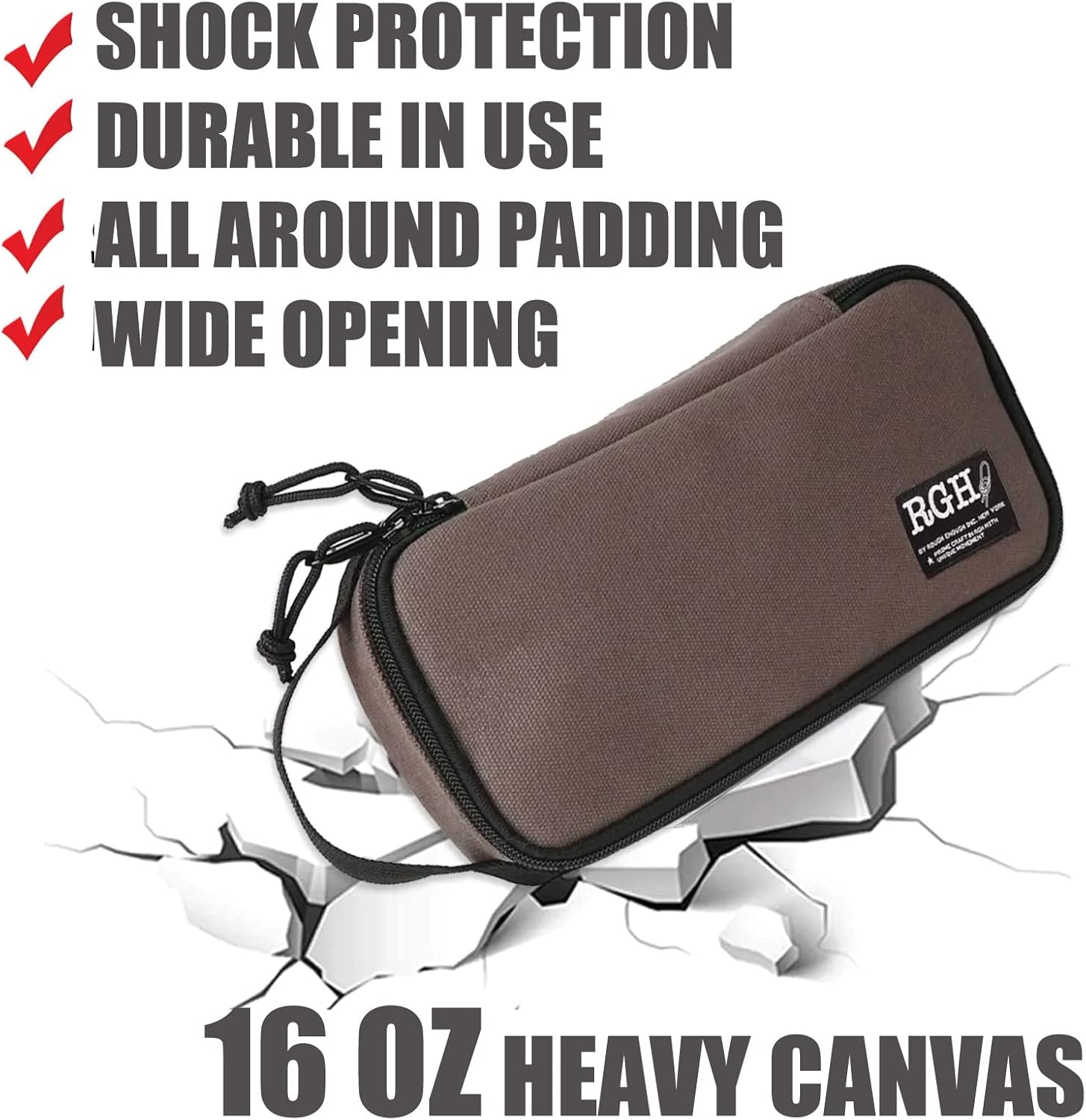 Rough Enough Small Tool Bag Portable Tool Box EDC Pouch Organizer with Handle