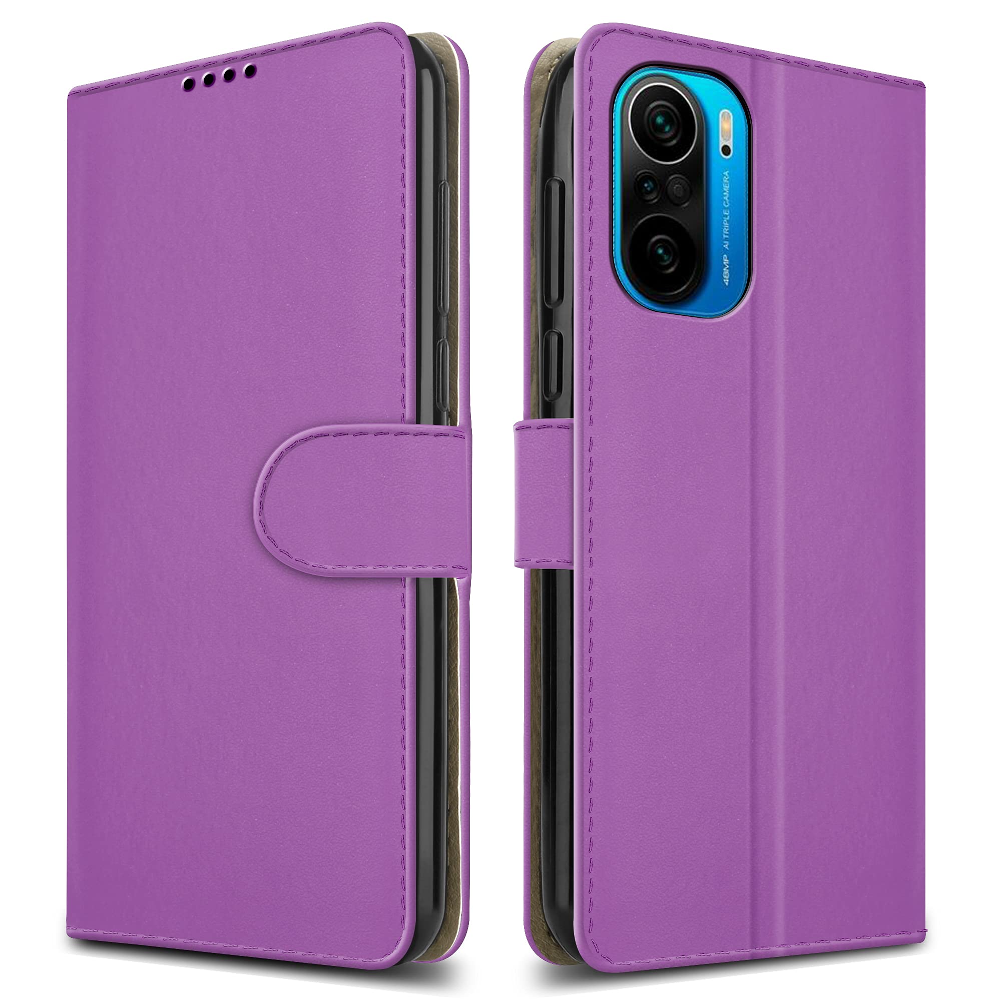 NEINEI Cover per Xiaomi Poco F3 5G,Custodia Flip Case in Pelle