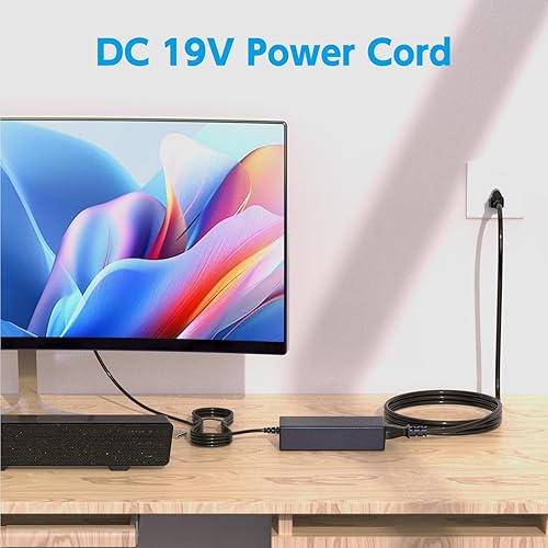 Miniatura 4 de Cable de alimentación DC de 19 V compatible con Samsung TV de 32 pulgadas, UN32, J4000, J4500, J5205, J5003, J525D, UN32J4000AF UN32J5205AF