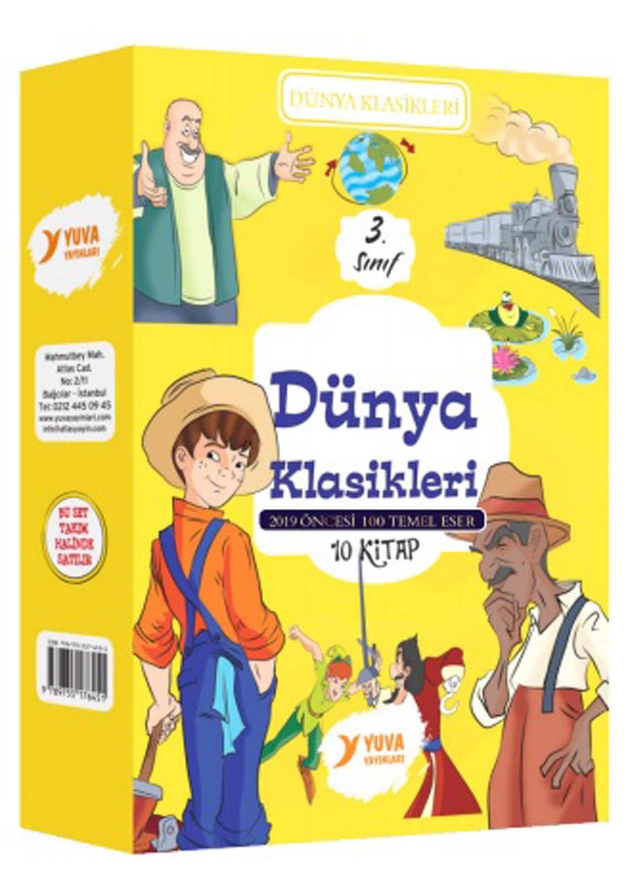 3. Sınıf Dünya Klasikleri Seti - 10 Kitap Takım