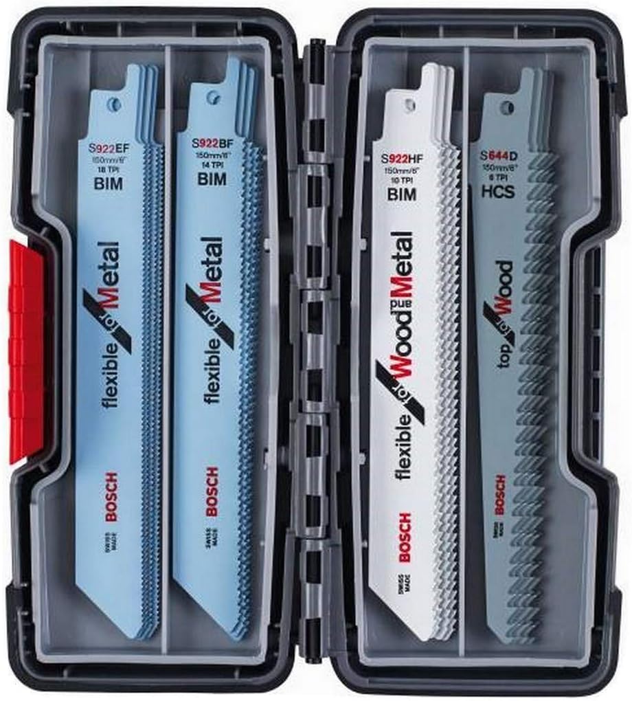 2607010902 Saber Saw Blade-Set for Wood/Metal 20 Pcs