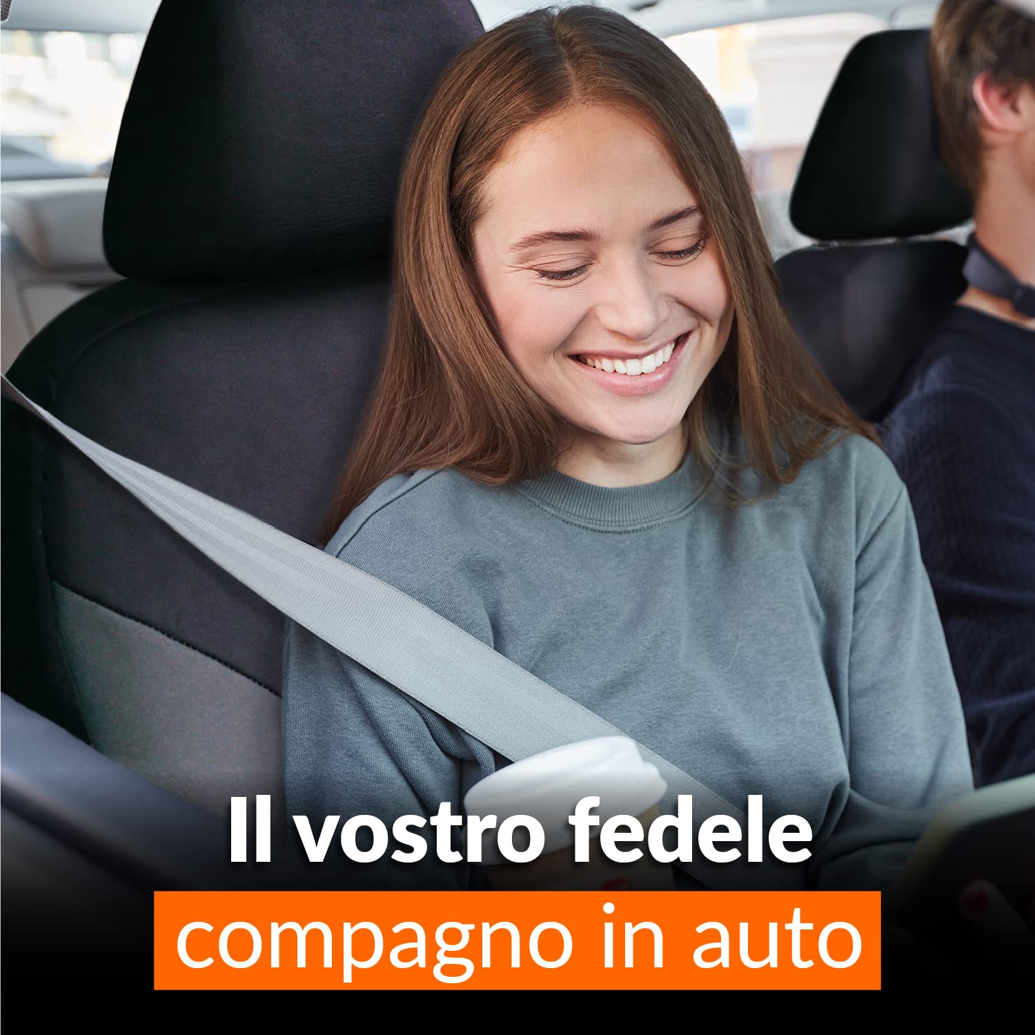 Upgrade4cars Coprisedili Auto Anteriore Universali Nero Grigio Set per Guidatore e Passeggero Accessori Auto Interno