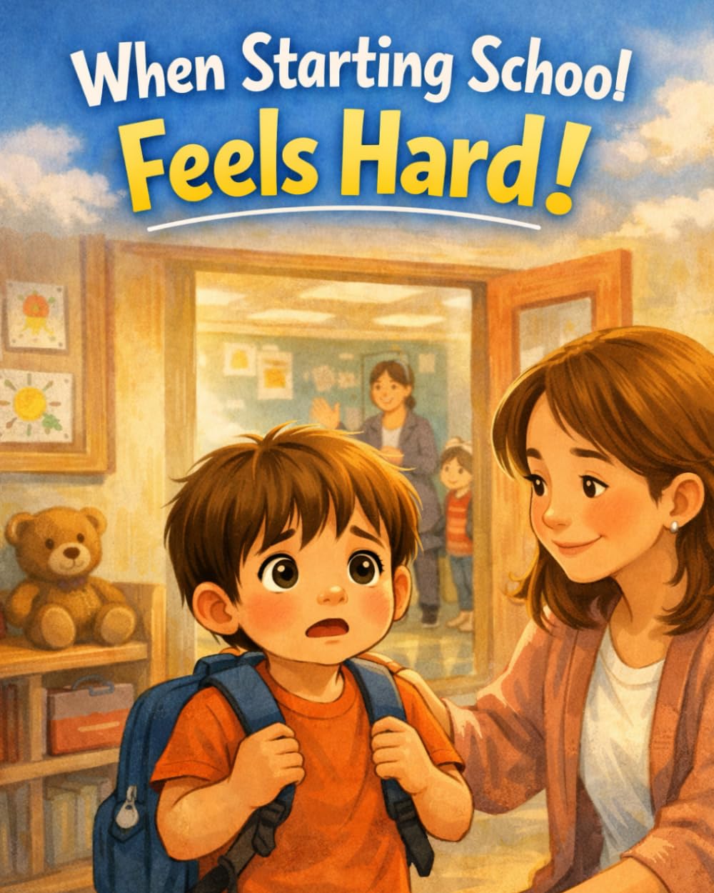 When Starting School Feels Hard: A gentle, reassuring story about beginning school and finding courage step by step (ages 4–6) (When Trying Something New Feels Hard)