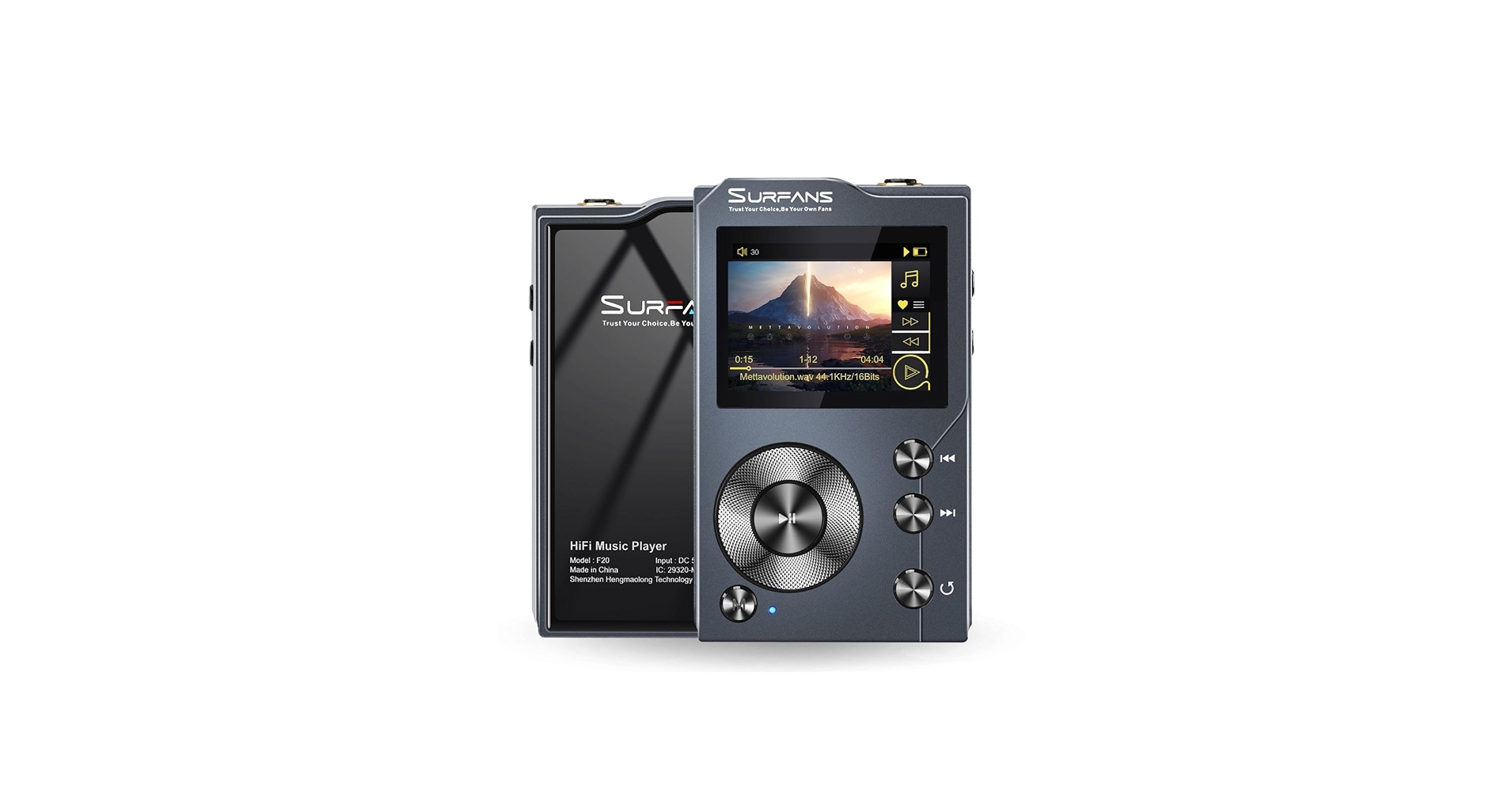 週末値下げ！SURFANS F20 HiFi Music Player Amazon.com: Surfans F20 HiFi MP3 Player with Bluetooth5.2