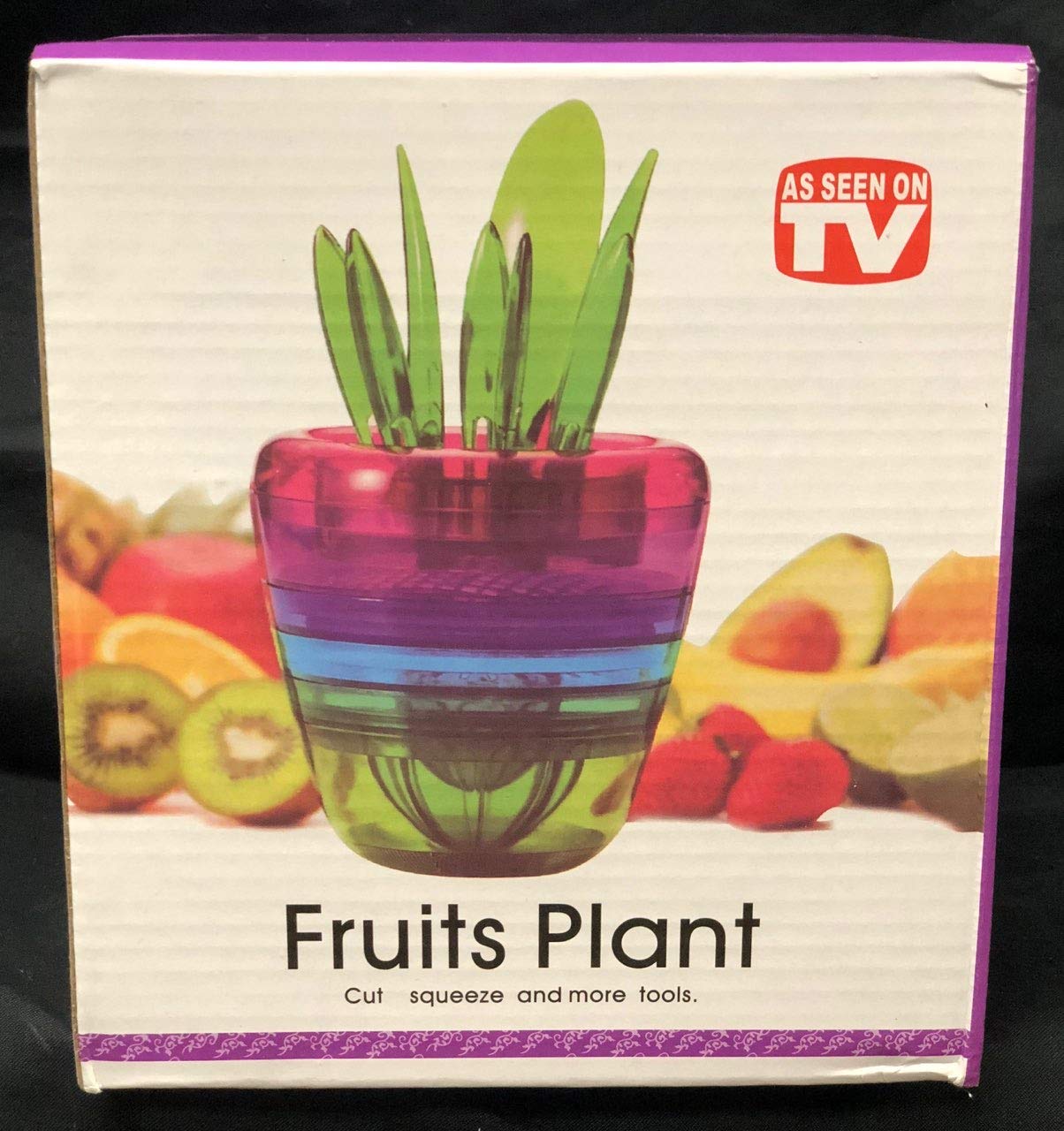 FP1 Set of 10, 10-in-1 Fruit Plant Salad Maker Multi-Functional Kitchen Tool, Fruit Vegetable Juicer Squeezer Cutter Masher Grinder and Slicer Best For Apple Lemon Grapefruit Avocado and Citrus