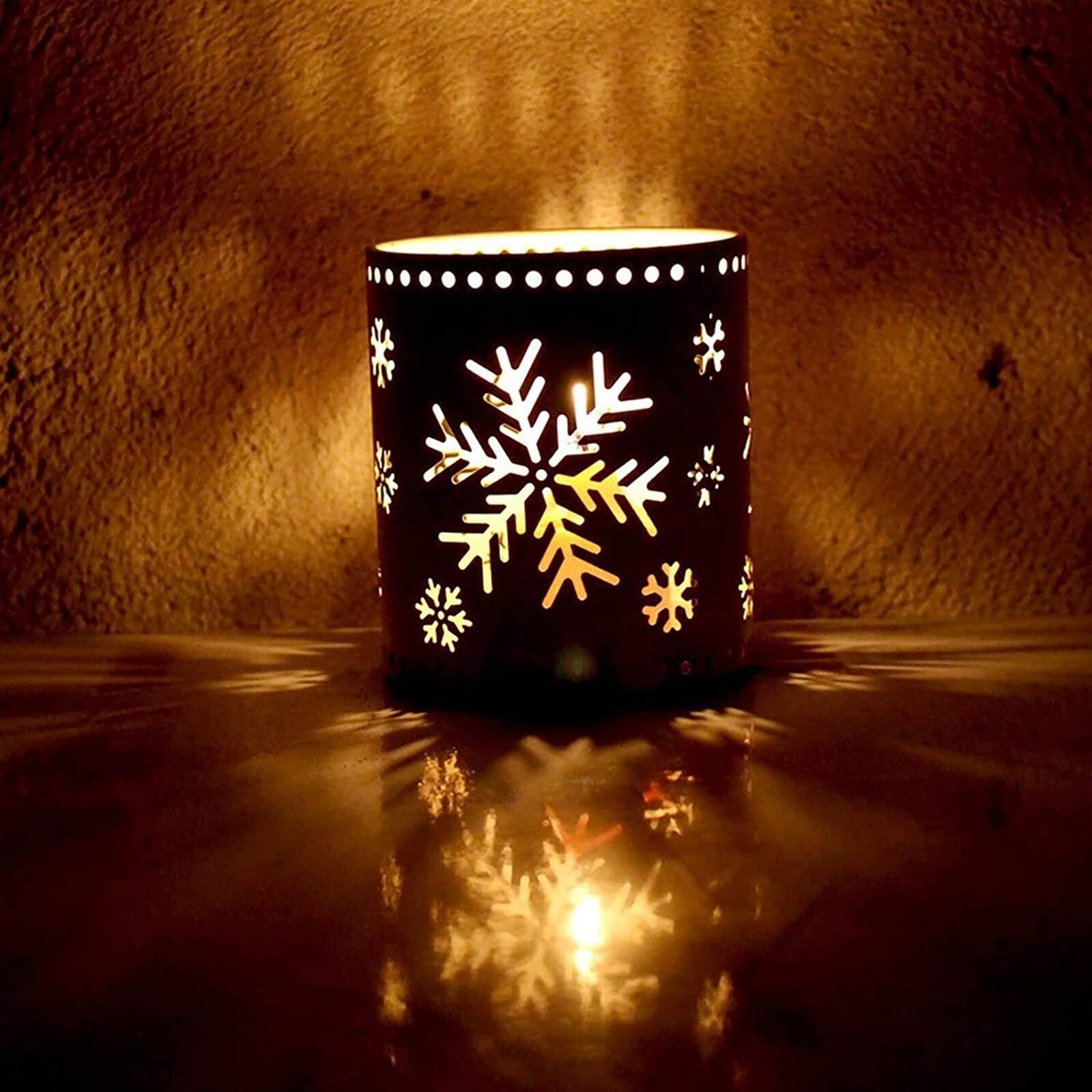 portavelas, Candelabro Hueco candelabro decoración navideña Creativa Fiesta