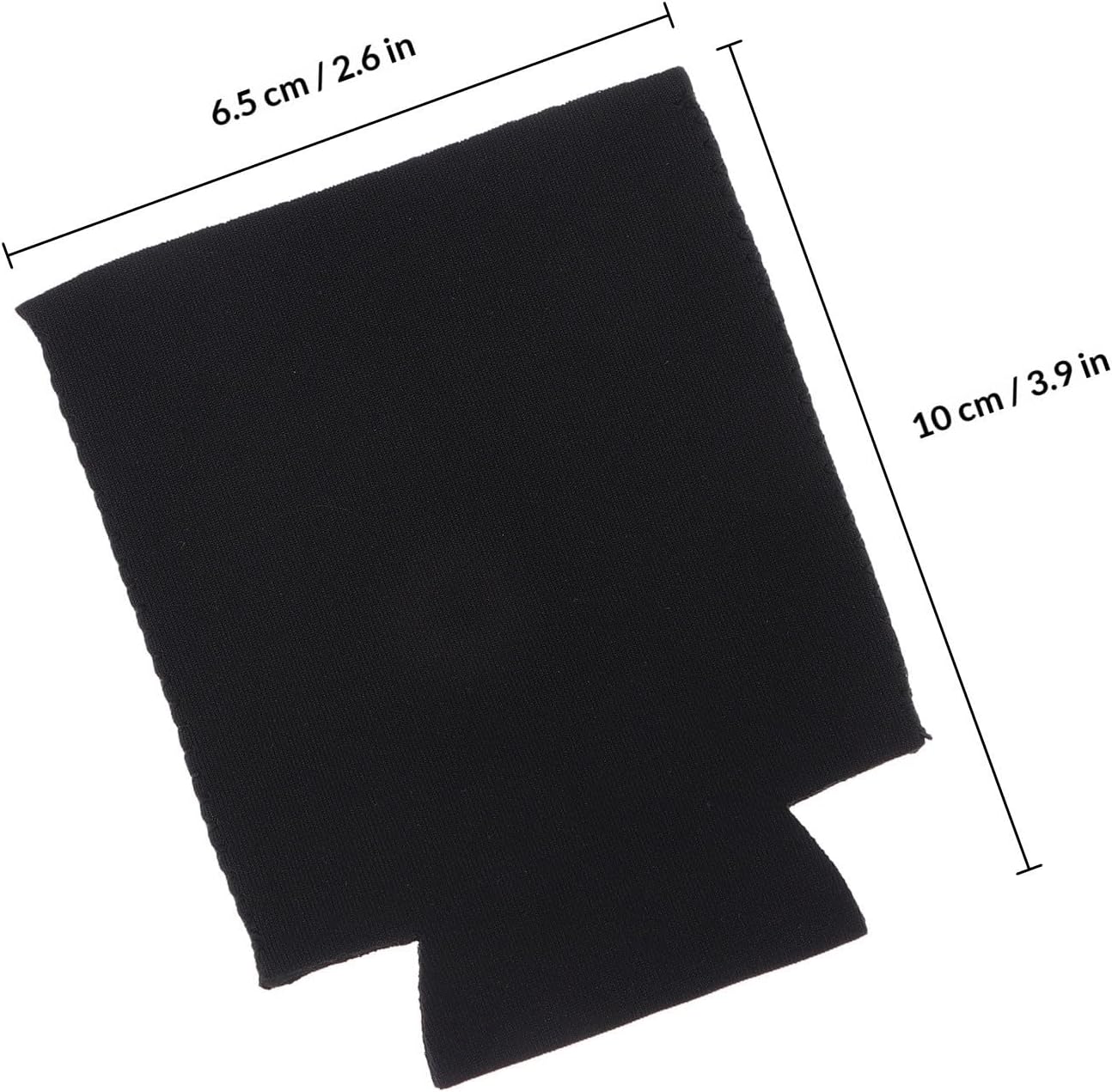 TOYANDONA 14pcs Short Black Can Sleeve Cover for 330ml Beer Bottles and Soda Cans, Portable Heat Preservation Cloth Sleeve, Creative Bar Supplies for Outdoor Activities image 2