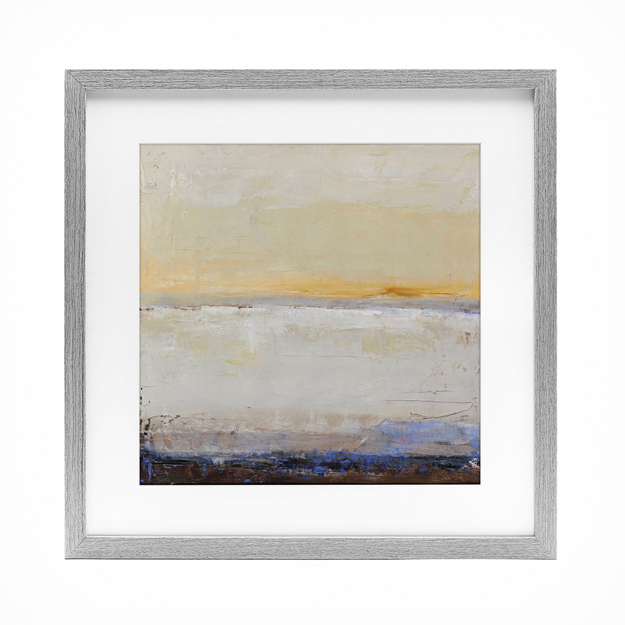 Affiche encadrée blanche sous verre au format carré 40 cm Design Fabrikken