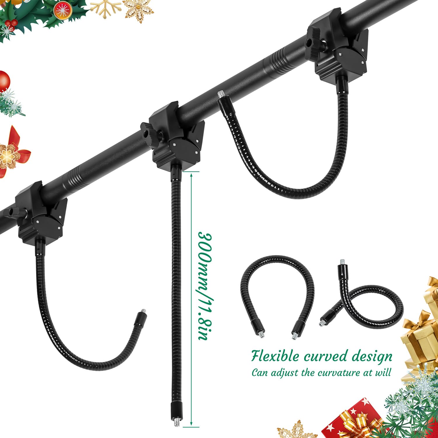 Garland Hanger For Front Door – Adjustable Fits 18-80" Doors, Heavy-Duty Wreath & Light Holder, No Screws Or Glue, Damage-Free