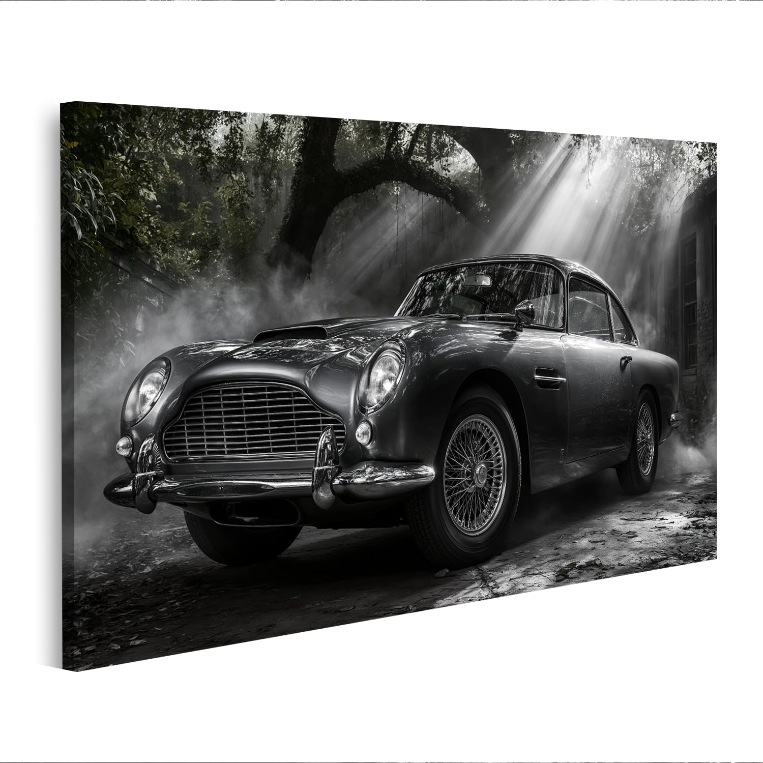 Toile DB5 islandburner pour bureau - Cadre déco voiture de légende Édition X2
