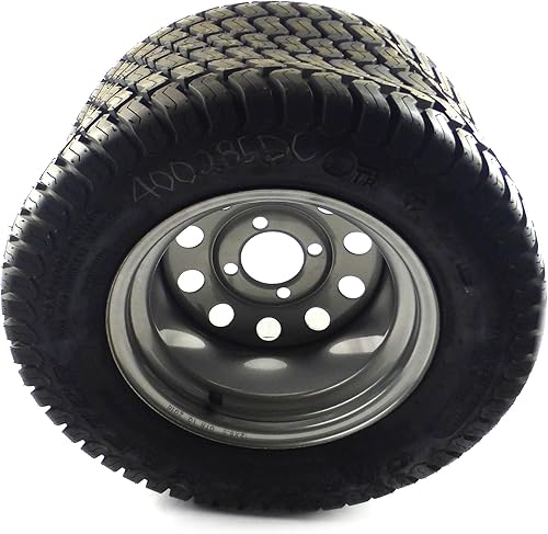 Miniatura 2 de Conjunto completo de rueda trasera Dixie Chopper original (24 x 12 x 12) neumático para cortacésped (2008-2012) SE2550, SE2734, SE2744, SE2750,