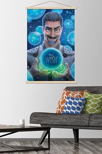 Miniatura 9 de Trends International Disney Wish - Póster de pared King Magnifico de una hoja, 22.37 x 34.00 pulgadas, paquete de impresión y colgador negro