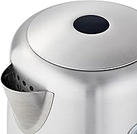 Vista 5 de Yaxa Basics Hervidor eléctrico de acero inoxidable para té y café, sin BPA, de ebullición rápida, apagado automático, 1 litro, 1500 W, negro
