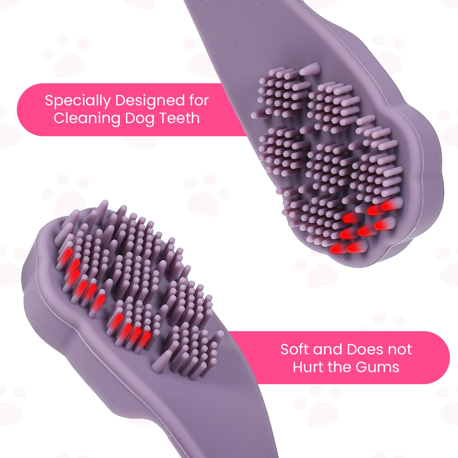 8 Pack Silicone Dog & Cat Finger Toothbrush Kit, Food Grade Toothbrush for Dog, Safe, Non-Toxic, Easy Teeth Cleaning, Prevents Bad Breath & Oral Inflammation - image 4