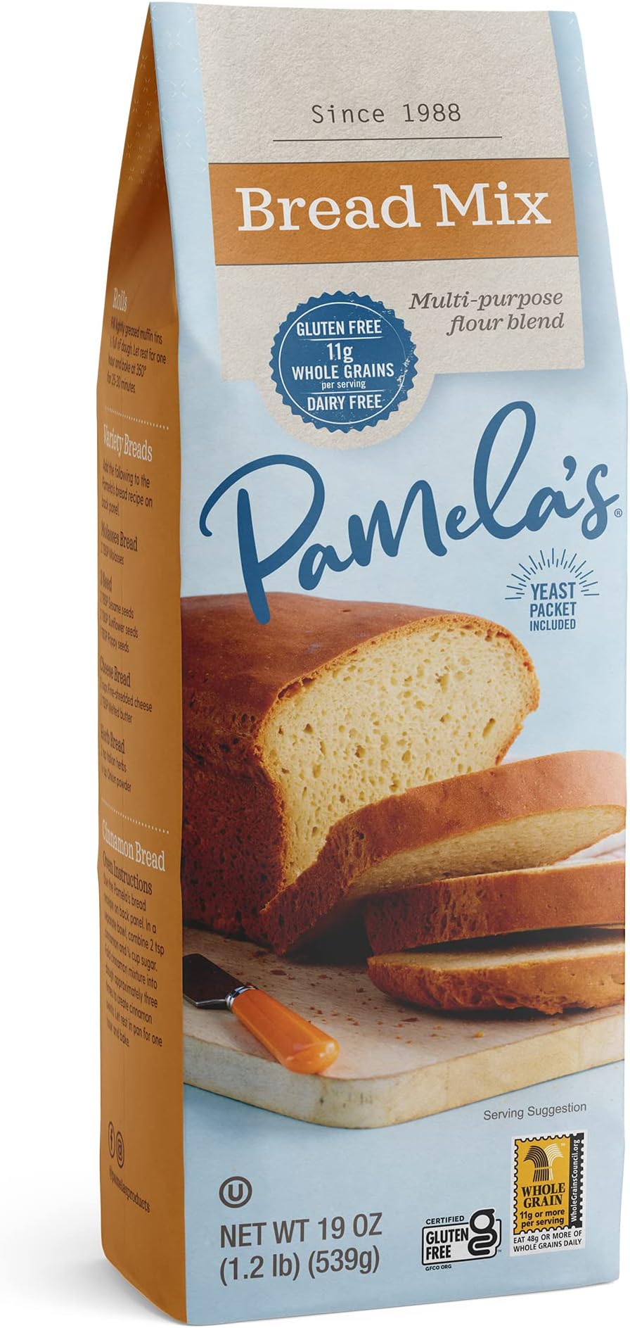 Gluten Free Bread Mix, 19 Oz