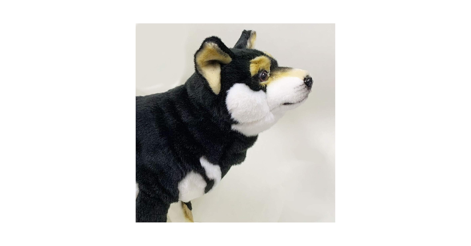 Amazon.co.jp: HANSA ハンサ ぬいぐるみ 7242 黒柴 50 SHIBA DOG