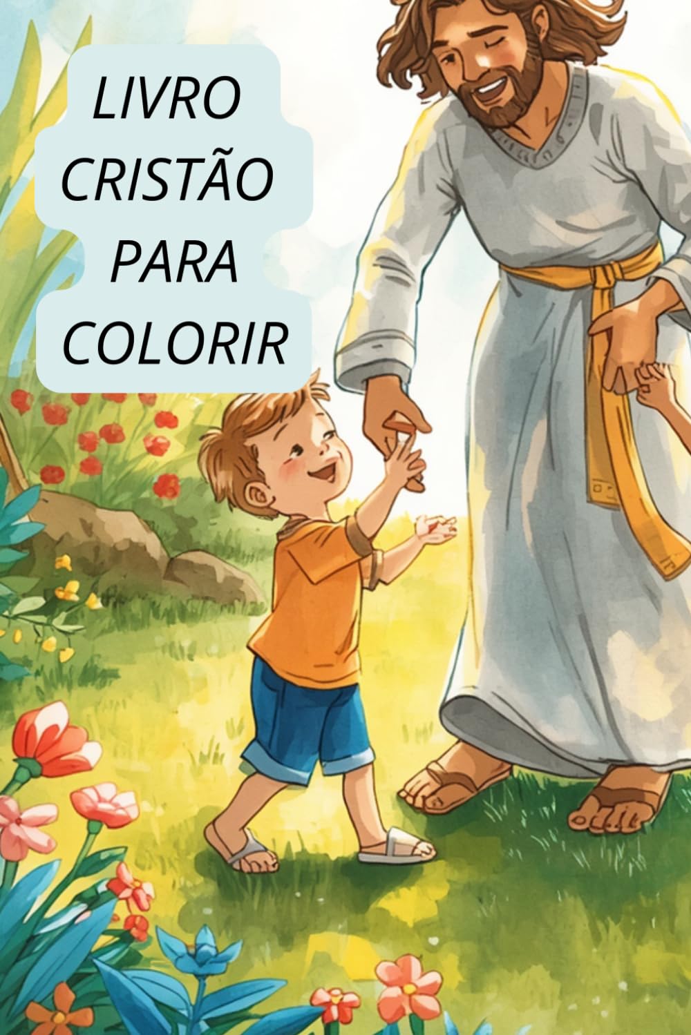 Livro de colorir cristão 80 desenhos infantil