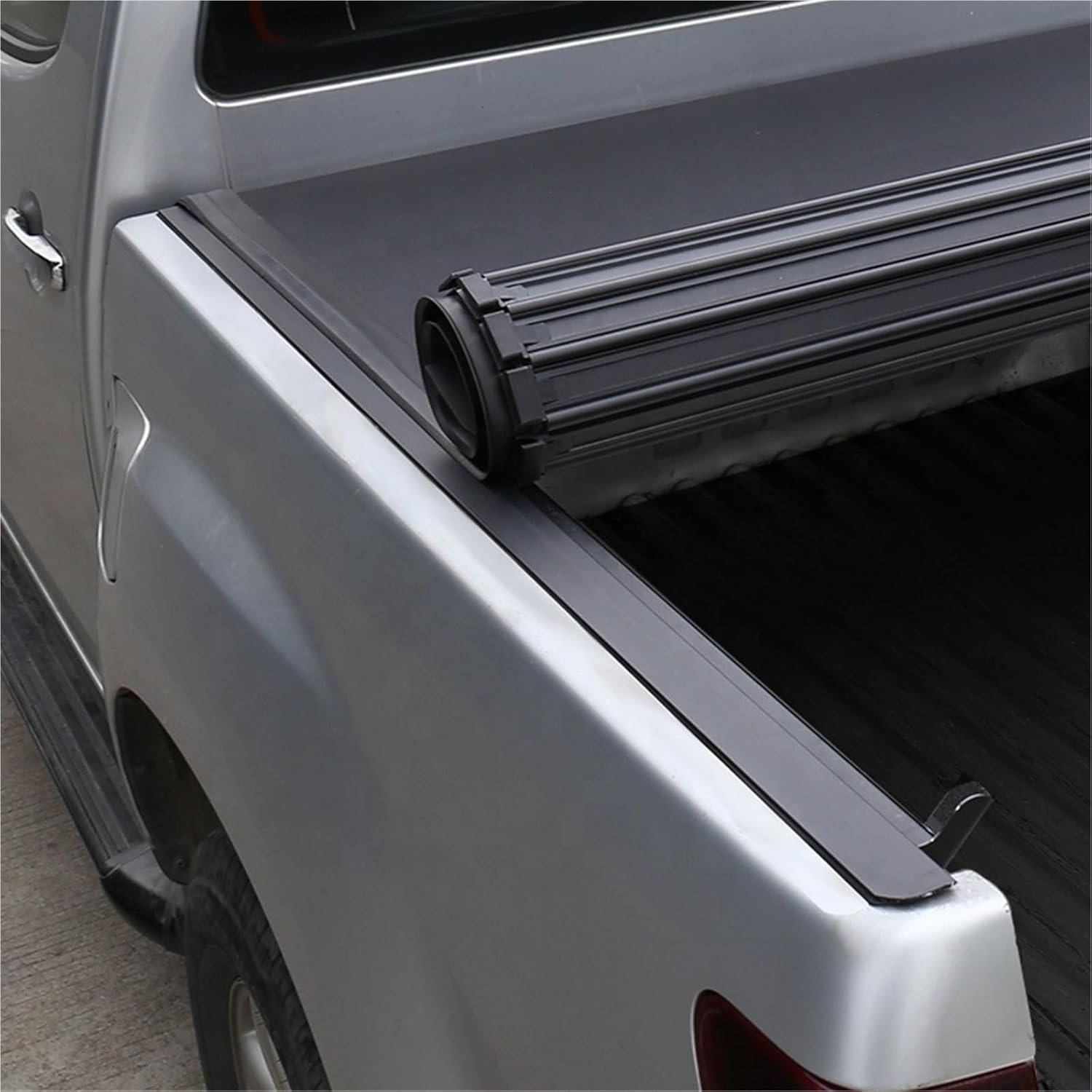 4x4 Compatible with Ford Car Accessories Pickup Truck Hard Roll-up Bed Cover Compatible with Ford F150 Accessories