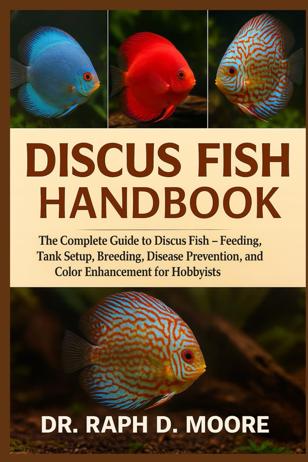 DISCUS FISH HANDBOOK: The Complete Guide to Discus Fish – Feeding, Tank Setup, Breeding, Disease Prevention, and Color Enhancement for Hobbyists