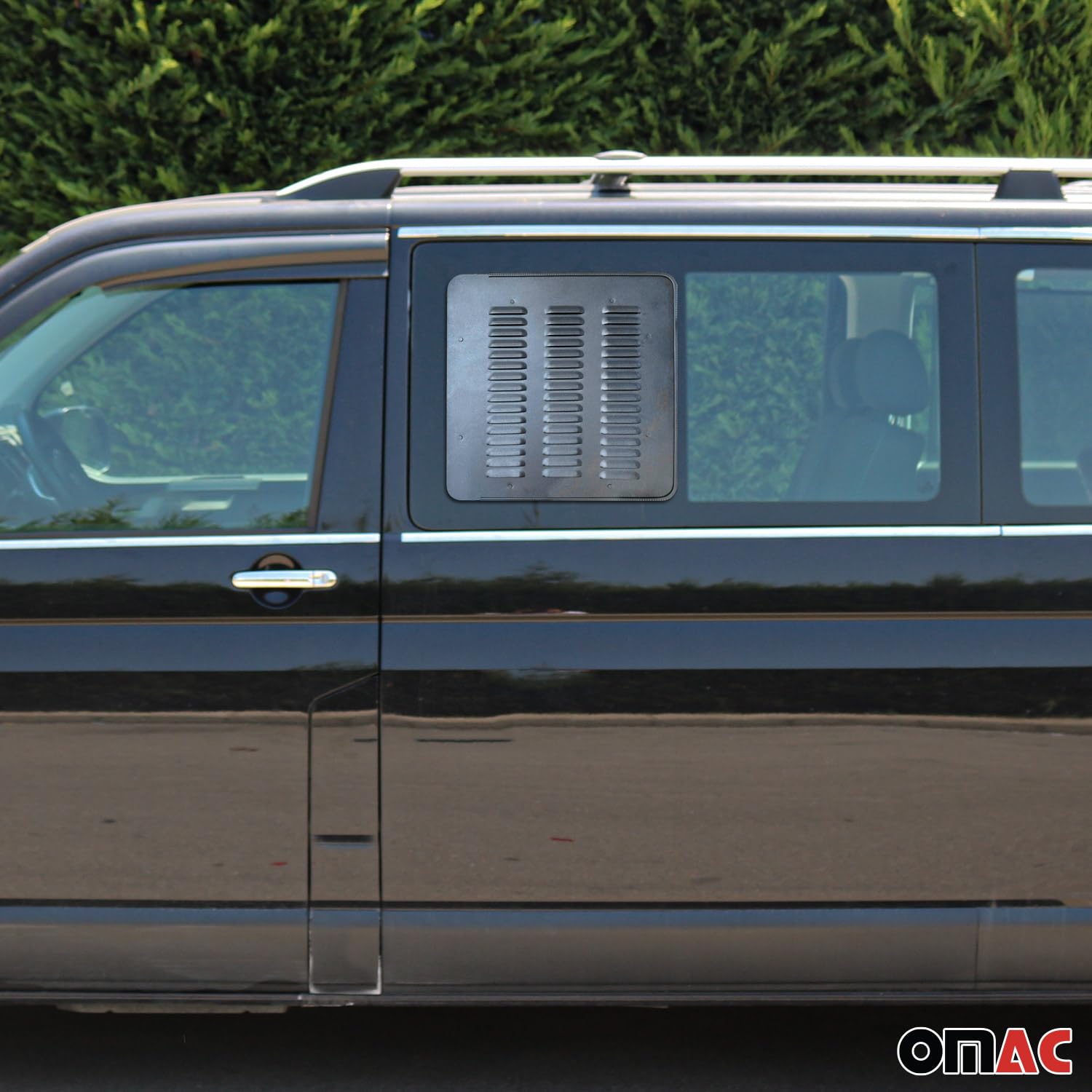 OMAC - Grilles de ventilation pour porte coulissante - Compatibles avec VW Transporter T5 T6 2003-2024 - Désenfumage